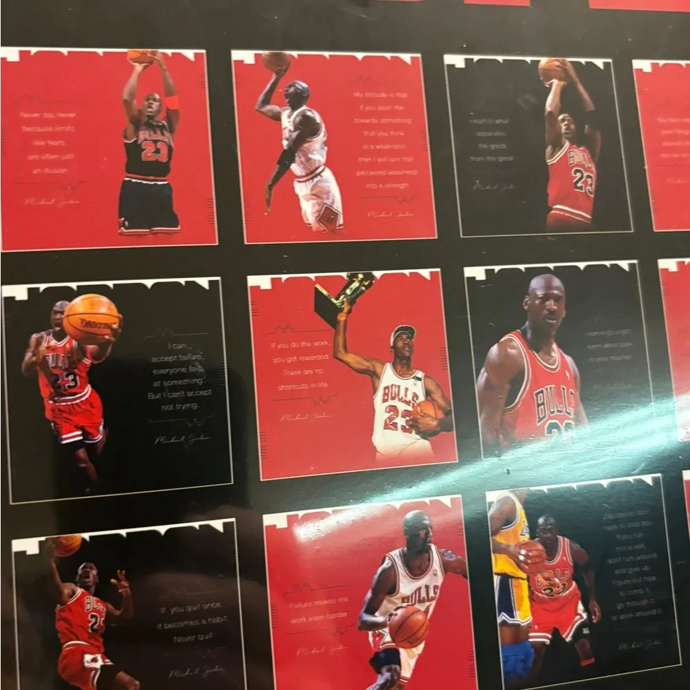 Michael Jordan Inspirational 16 month 2025 Calendar.